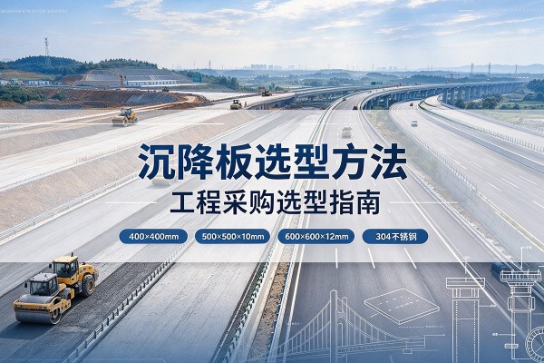 遂宁沉降板选择方法